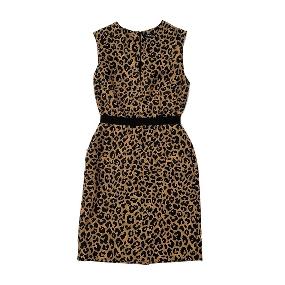 3.1 Phillip Lim X Barney's New York Leopard Cheetah Black Cocktail Dress US 0 - Picture 1 of 9